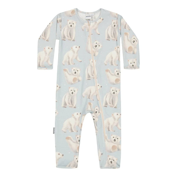 Metsola Polar Bears nightsuit Icy blue