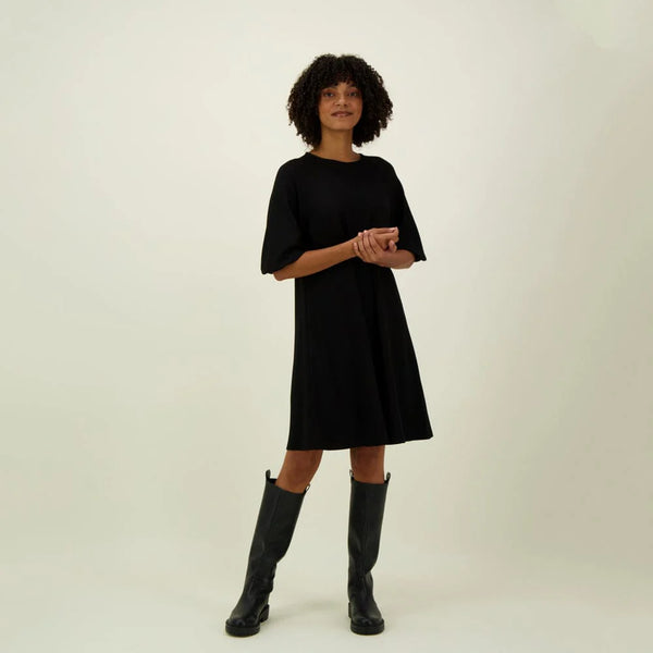 Metsola PUFF SLEEVE TUNIC Black