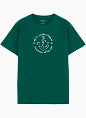 Makia Kids’ Hook T-shirt emerald green