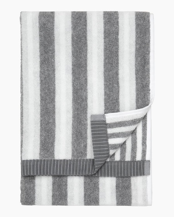 Marimekko tvårands handduk grå/vit (191)