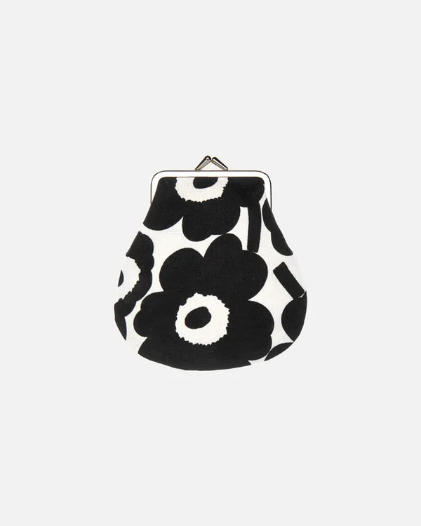 Marimekko liten handväska Trasmatta, svart/vit